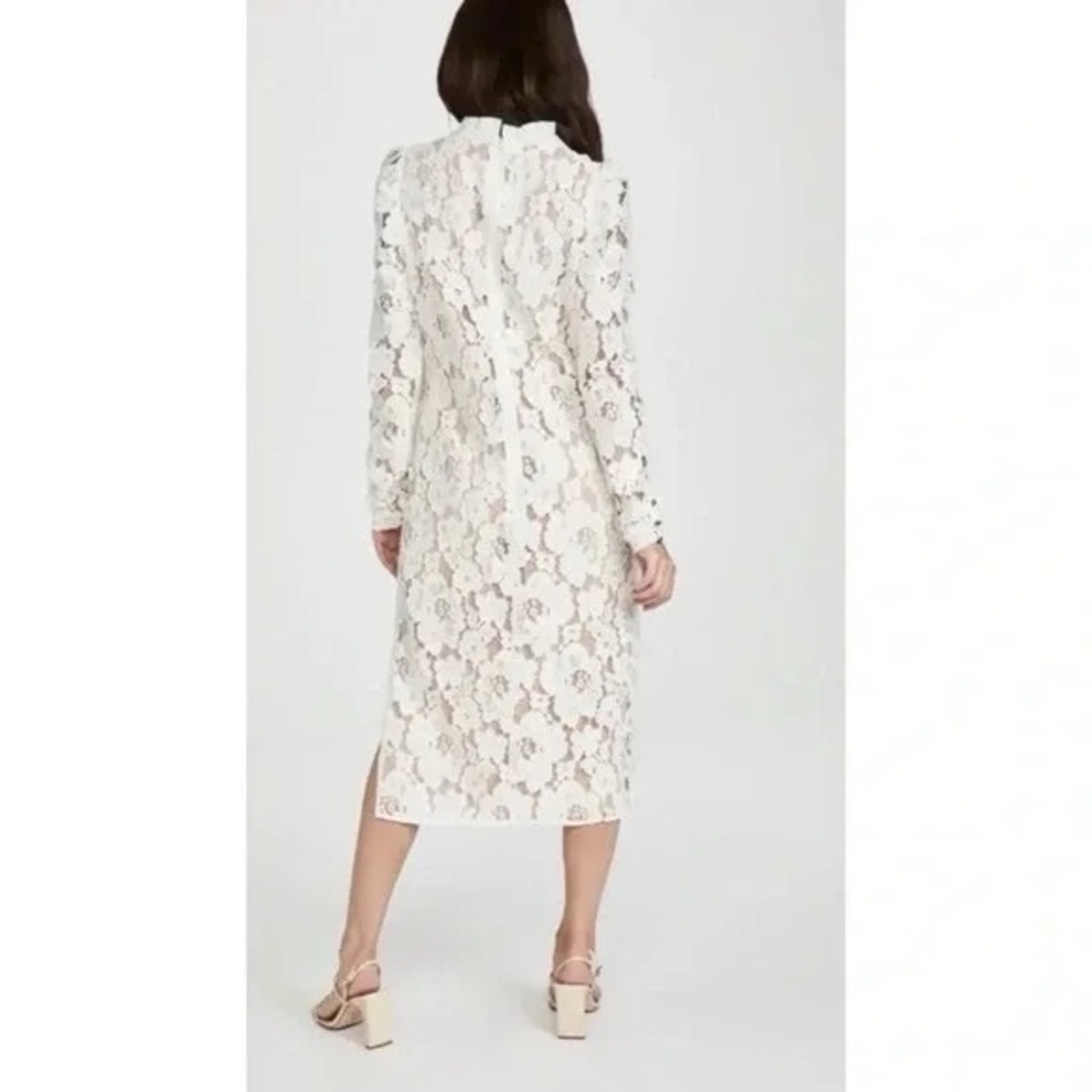 Wayf Emma Midi Lace Dress M - Picture 4 of 10